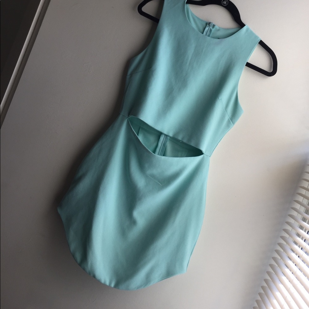 Waist Slit Cocktail Dress