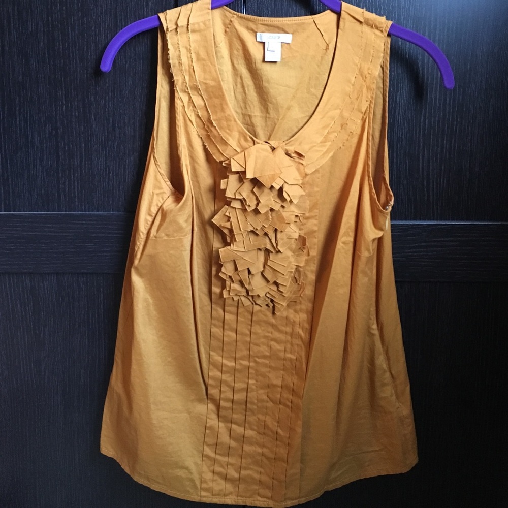 JCrew ruffle top