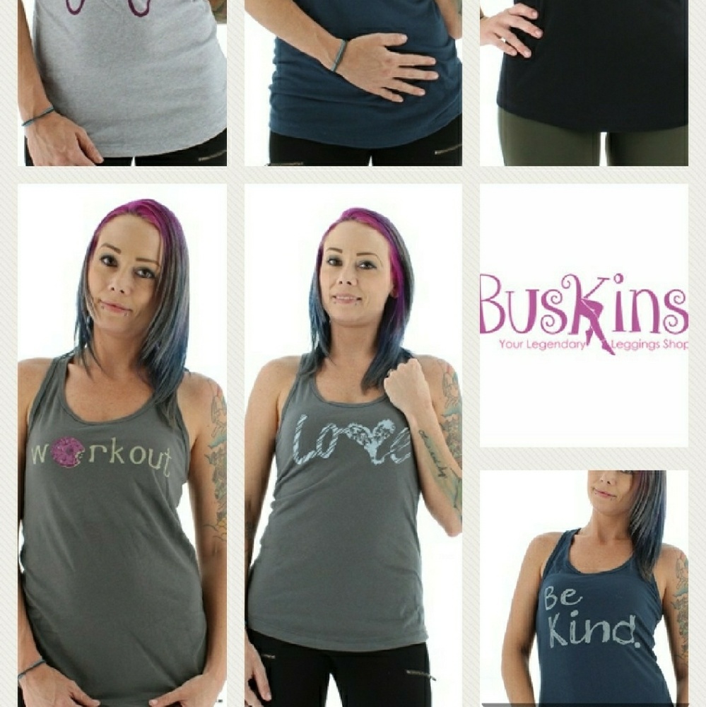 Buskins Racerback Tanks - Picture 2 of 5