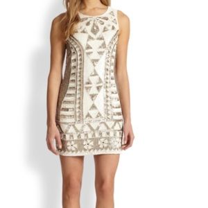 Needle & Thread sequin and beaded minidress.
