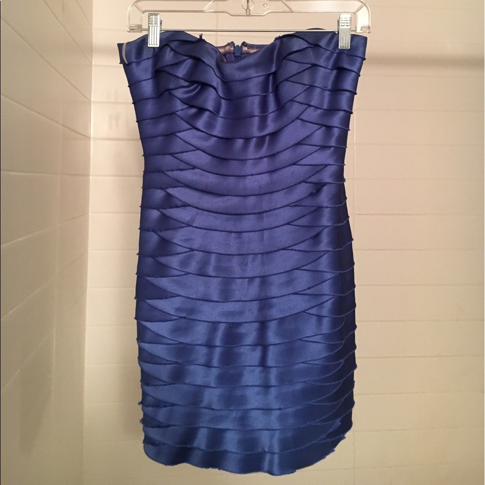 SOLD Blue BCBG Max Azria Cocktail Dress
