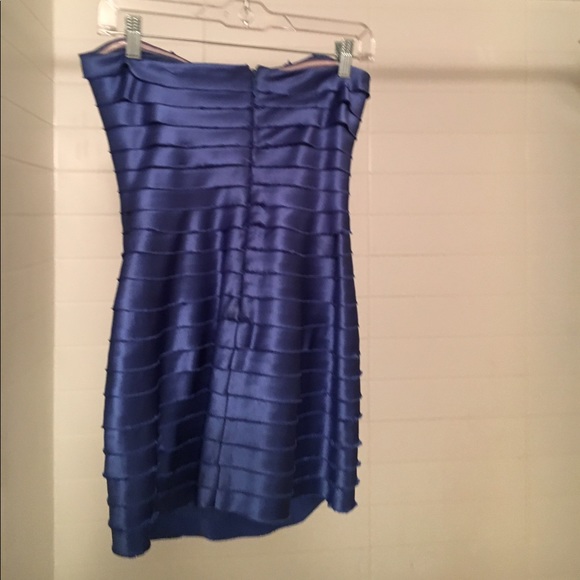 SOLD Blue BCBG Max Azria Cocktail Dress - Picture 2 of 4