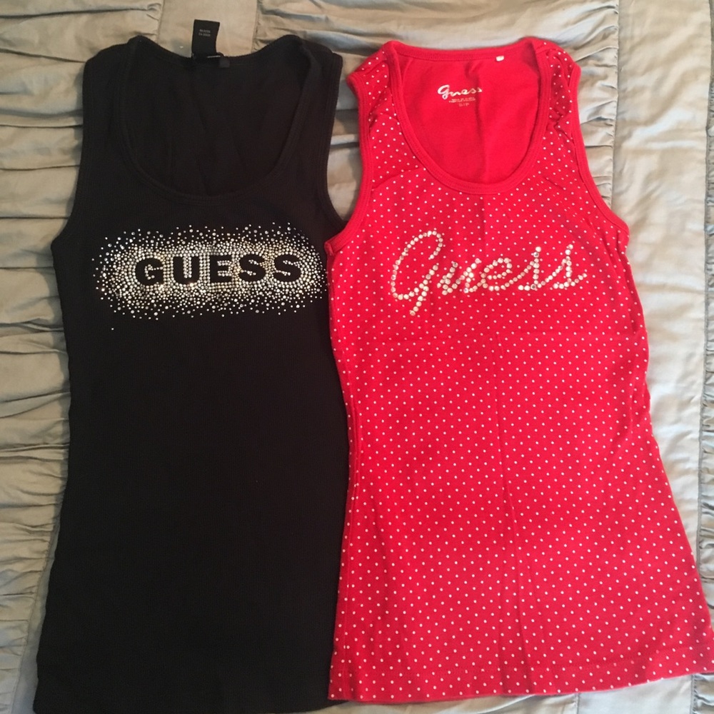 2 Guess Tank Tops