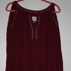 Beautiful maroon dress