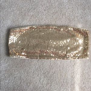 Express gold sequin bandeau