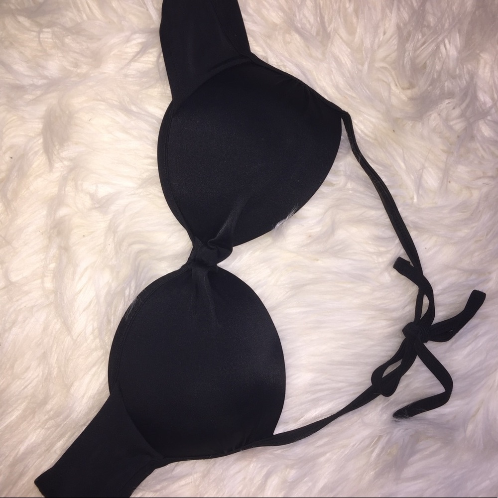 Black Push-Up Bikini Top :)