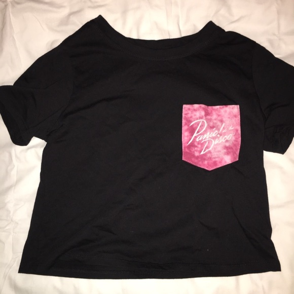 Hot Topic Tops - Panic! At The Disco Hot Topic Pink Crop Top