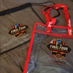 NWT Clear bundle ballpark/Concert purse & backpack