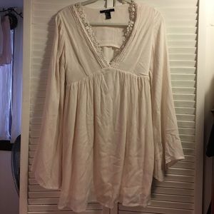 Long sleeve, cream color, dress (Never worn)
