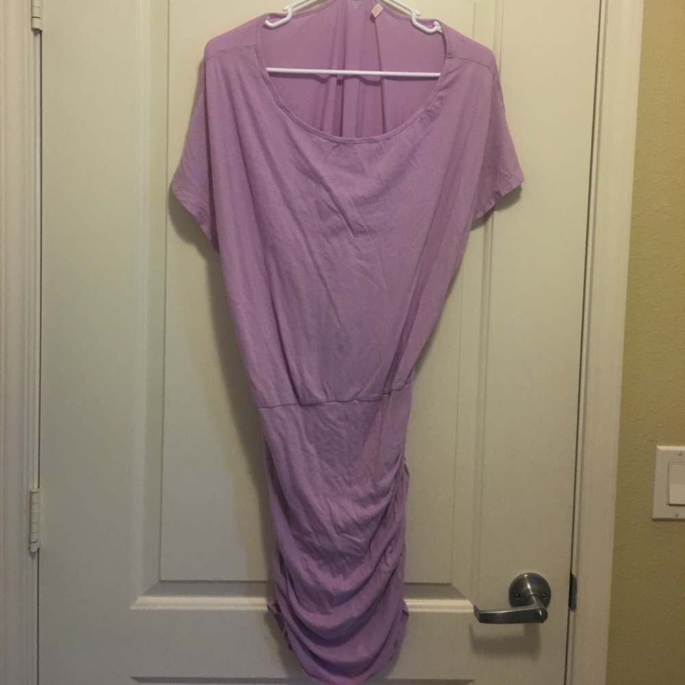 Lavender cinched dress