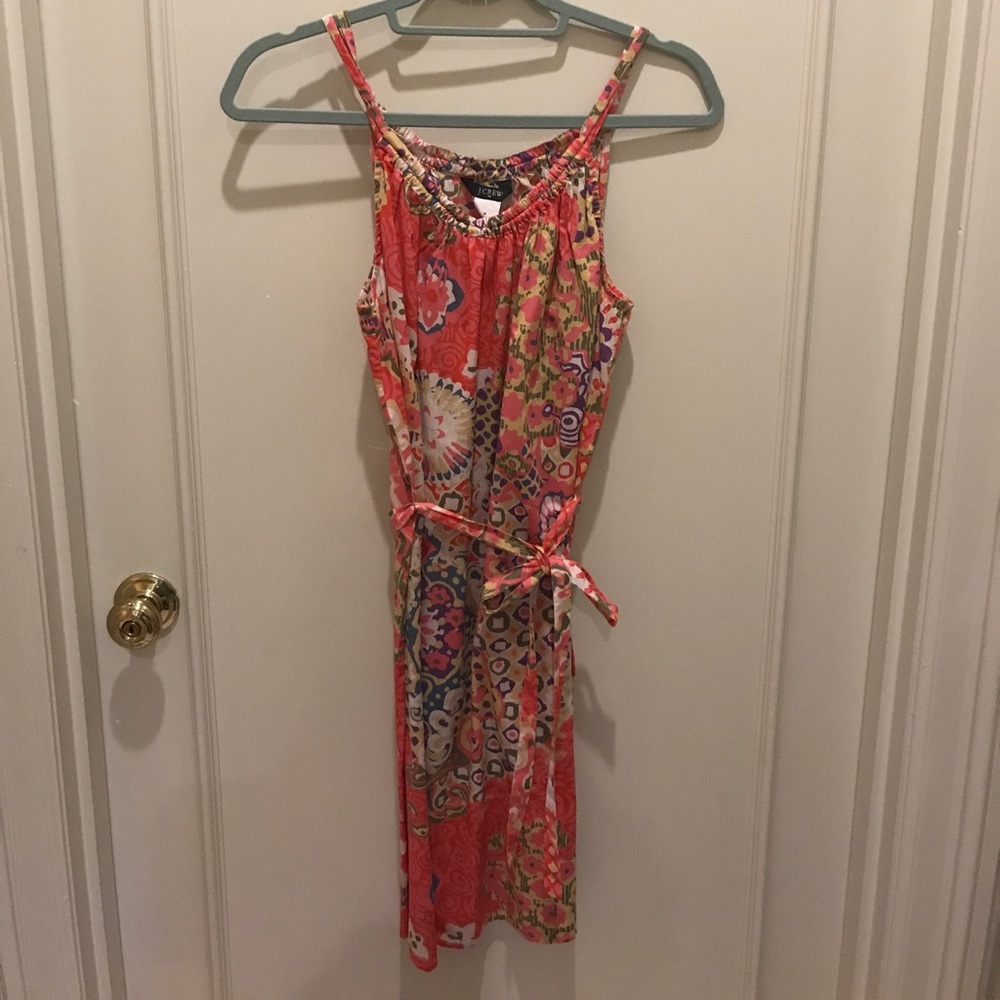 J.Crew Pink Floral Dress