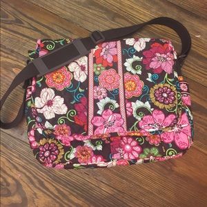 Vera Bradley Mod Floral Pink Messenger Bag