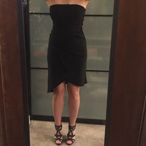black tube top dress. Never worn size small.