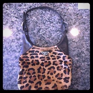 Leopard Prada handbag