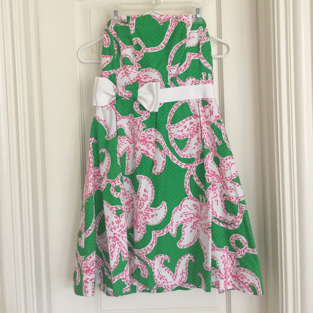 Strapless Lilly Pulitzer dress
