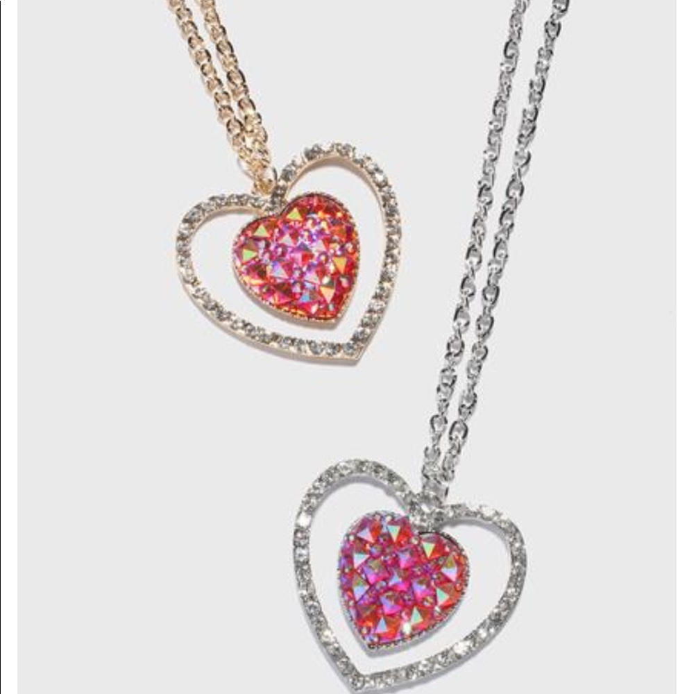 Host Pick•Heart Necklace gold or silver $4 - Picture 4 of 6