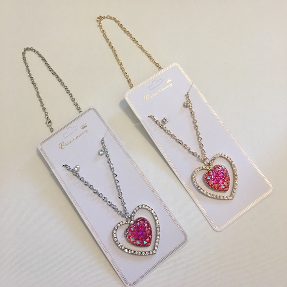 Host Pick•Heart Necklace gold or silver $4 - Picture 3 of 6