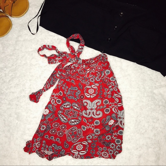 SOLD Flowy Summer Printed Shorts - Picture 3 of 4