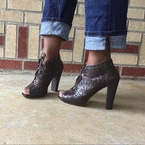 Brown Vince Camuto heels