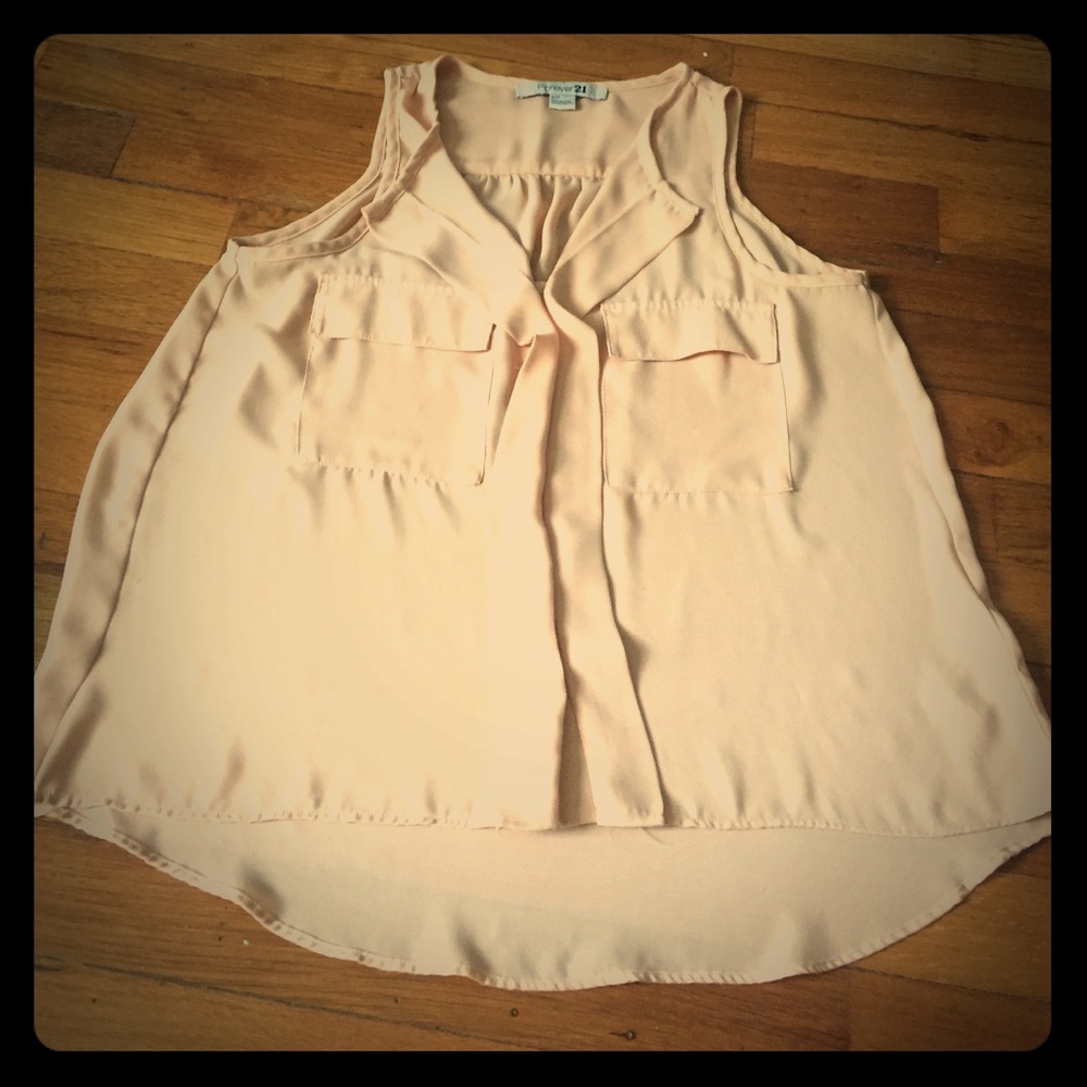 Blush pink blouse