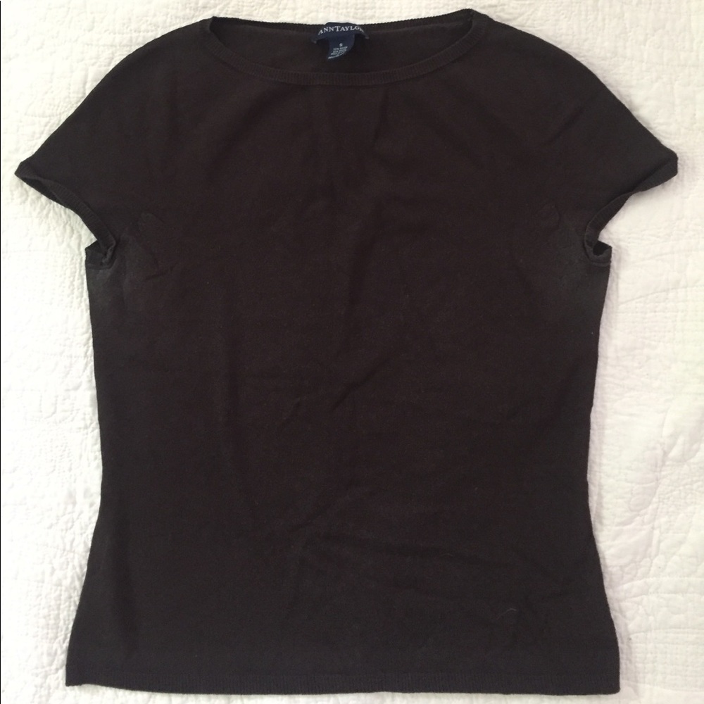 Ann Taylor Chocolate Brown Blouse