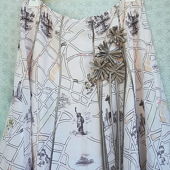 CITY UNLTD. Silk Skirt - Picture 2 of 4