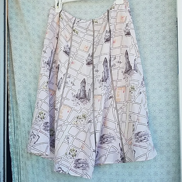 CITY UNLTD. Silk Skirt - Picture 3 of 4