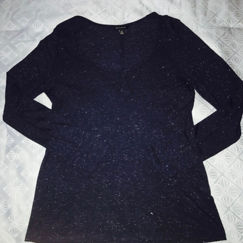 Banana Republic Navy Blue Long Sleeve T-Shirt M