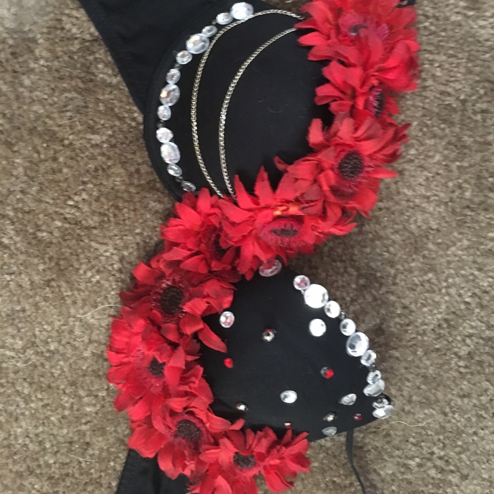 Handmade rave bra - Picture 2 of 2