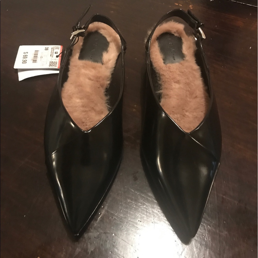 Zara ballerina flats