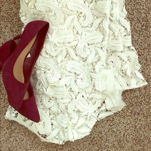 ASOS Curve Lace Overlay Dress