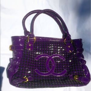 Purple bag /tote / purse