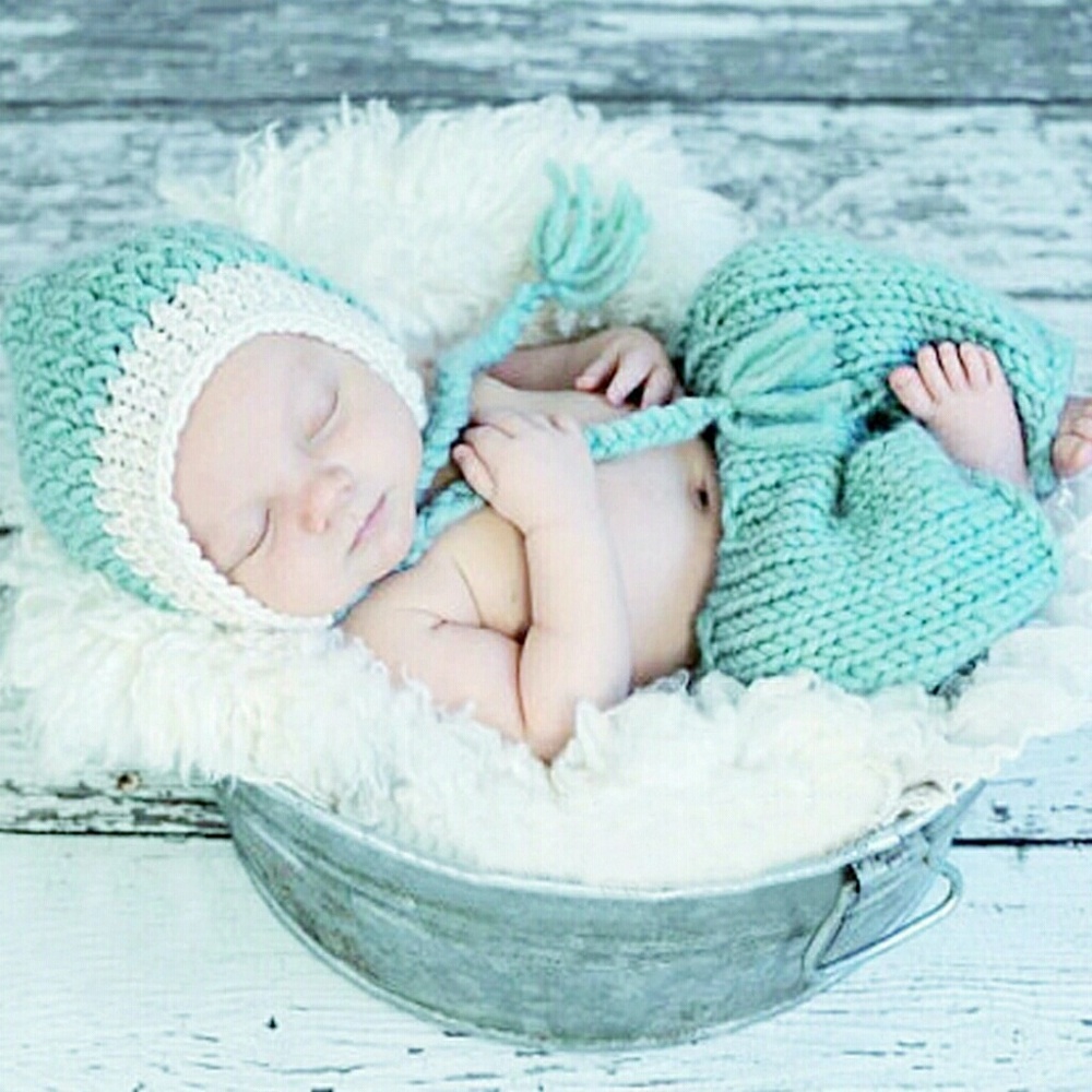 🆕Newborn Photography Prop - Hat & Pant Set
