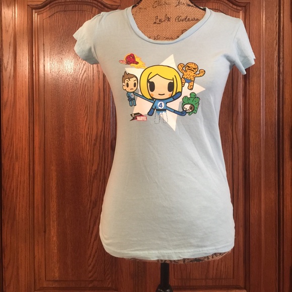 tokidoki Tops - Tokidoki Marvel Fantastic Four Tee