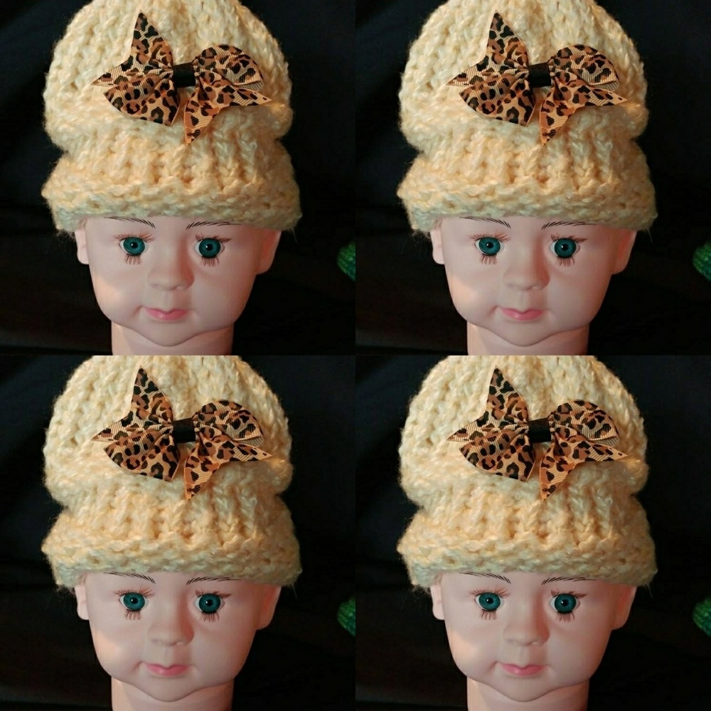 Childs puffy hat