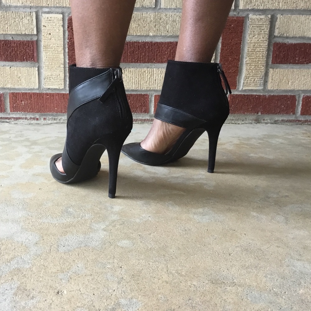 Black Zara Ankle Heels