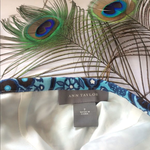 Ann Taylor Sequin Embellished A-Line Skirt. - Picture 3 of 4