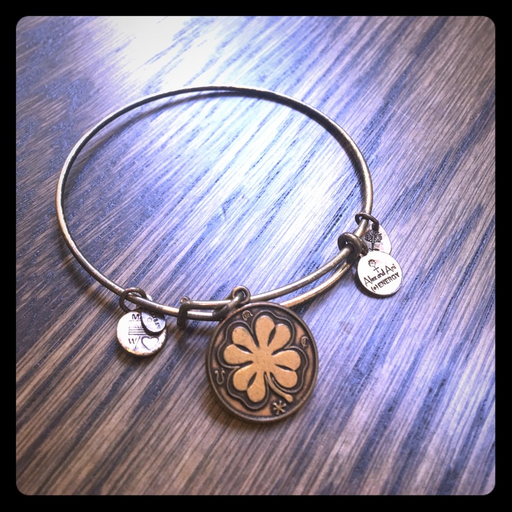 Alex and Ani Clover bracelet