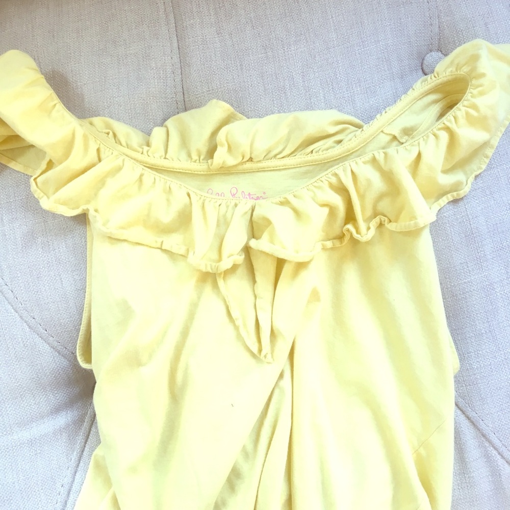 Yellow Lilly top