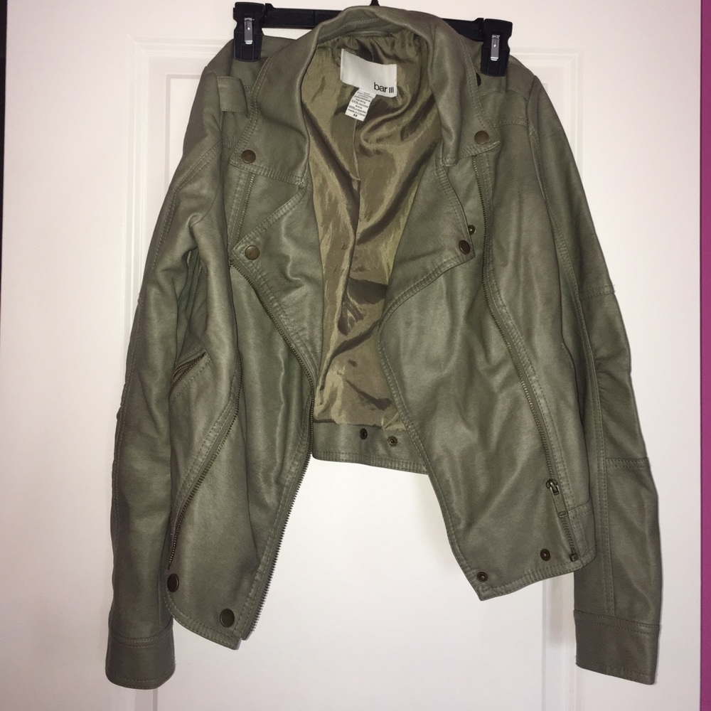 Faux Leather Jacket