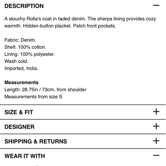 Rolla's Beach Party Coat. Last One ๐ฅ. - Picture 6 of 8