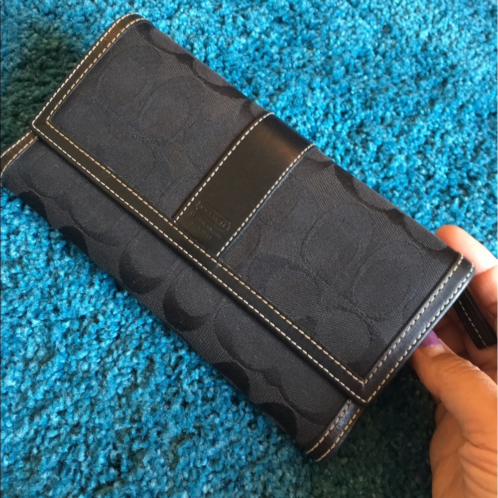 Coach trifold wallet