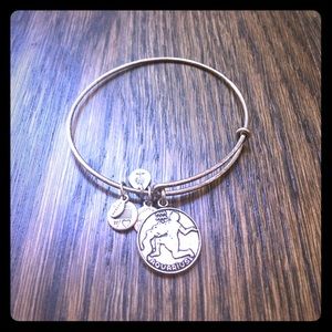 Alex and Ani Aquarius bracelet. Silver