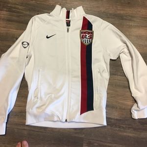 Nike USA men's soccer zip up jacket.