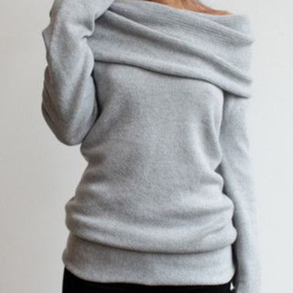 Off Shoulder Sweater
