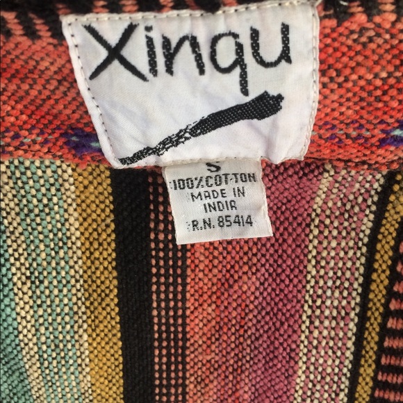 Rare Hand-Stitch Boho/Tribal Sleeveless Cardigan. - Picture 2 of 4