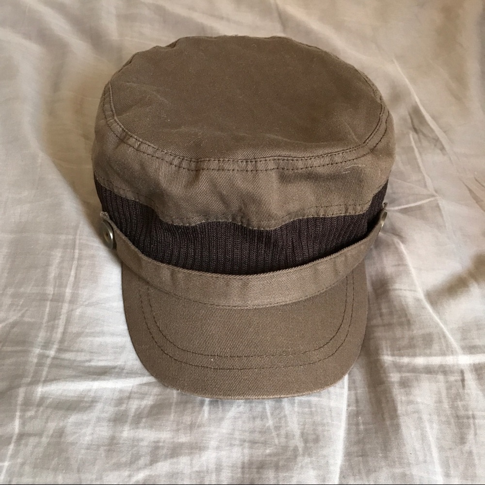 Brown OS Paperboy Hat by Manhattan Hat Company