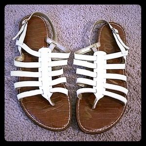 Sam Edelman White Grecian Sandals