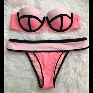 VS Swim FLIRT Bikini Set Bandeau Top/Itsy Bottom