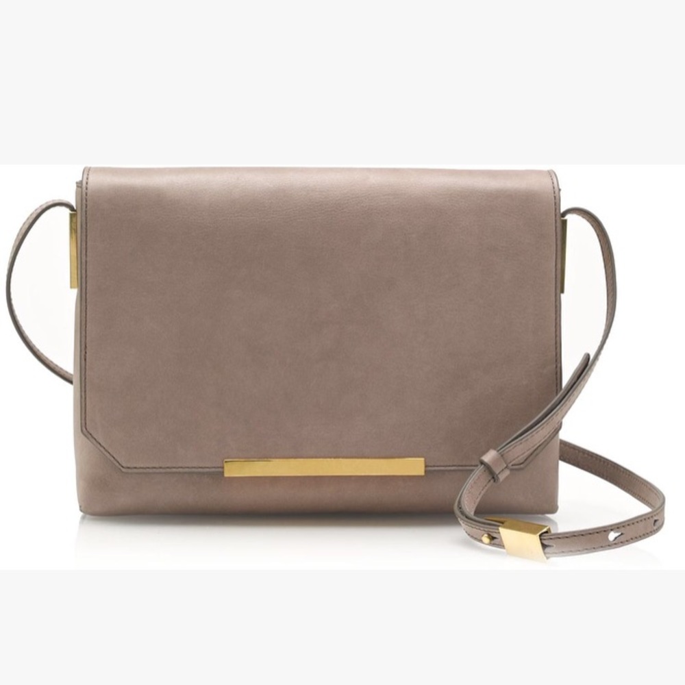 J Crew Claremont Crossbody Leather Messenger Bag